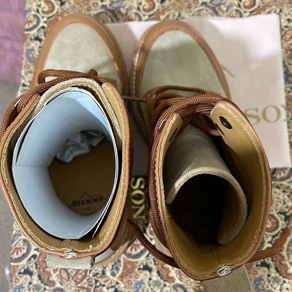 Ulla Johnson Etna Leather Combat Boots Sz 5 Sz 35 NIB - Picture 12 of 16